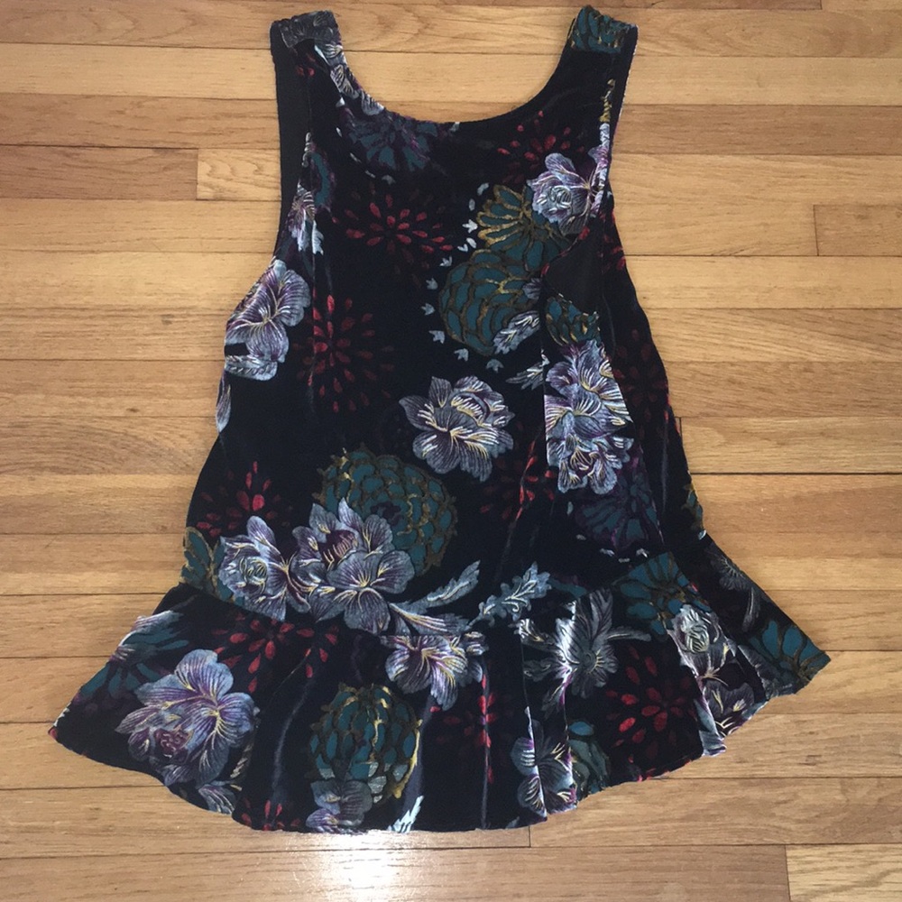 Free People Velvet Flower Dress